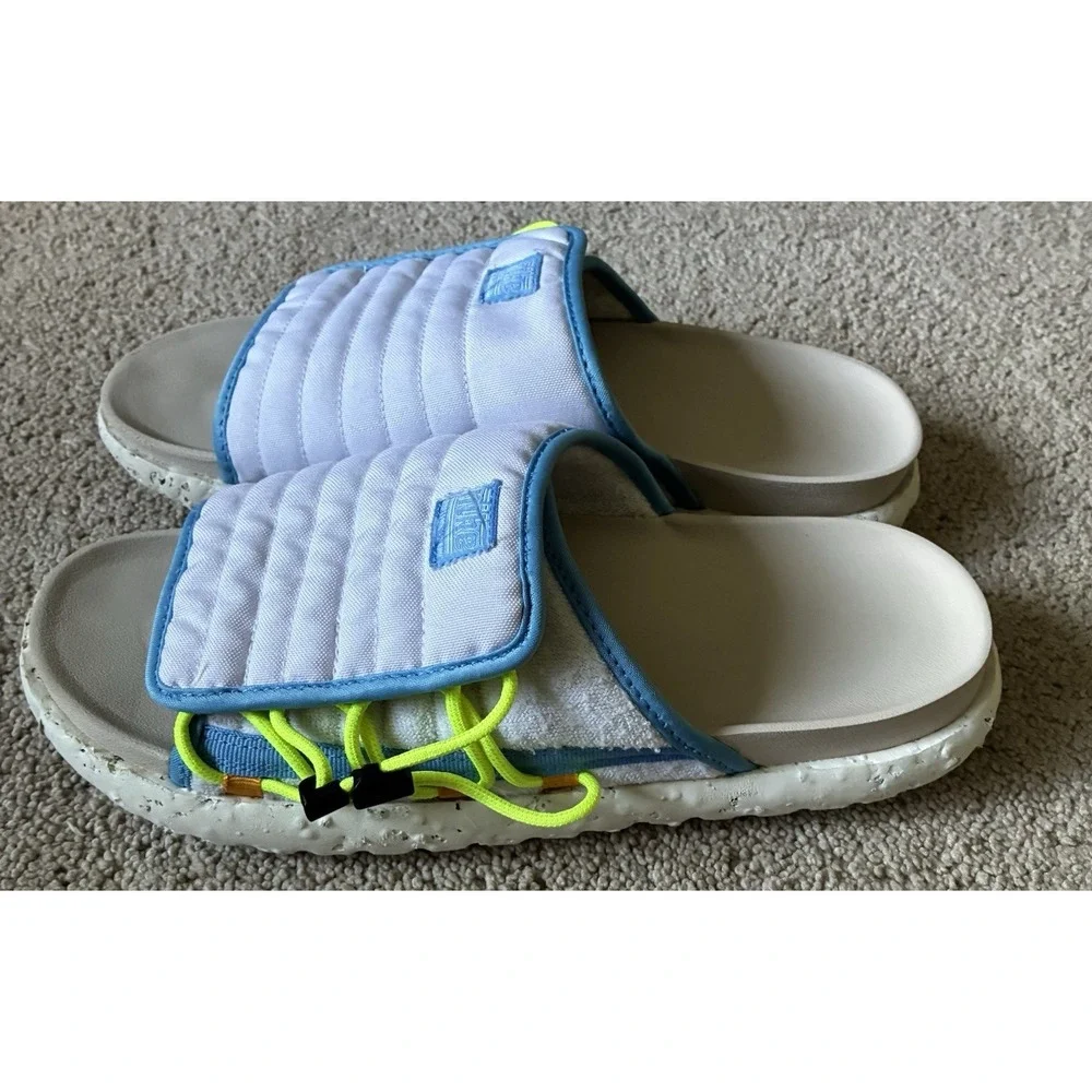 Nike Asuna 2 Slide Slippers DX2942-100 'White / University Blue' Size 11.5